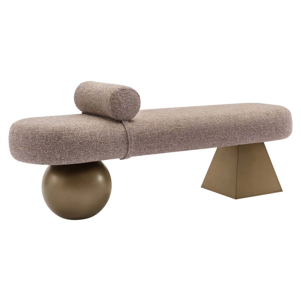 Bank Alexander Jones brown tweed fire retardant (Geneva)