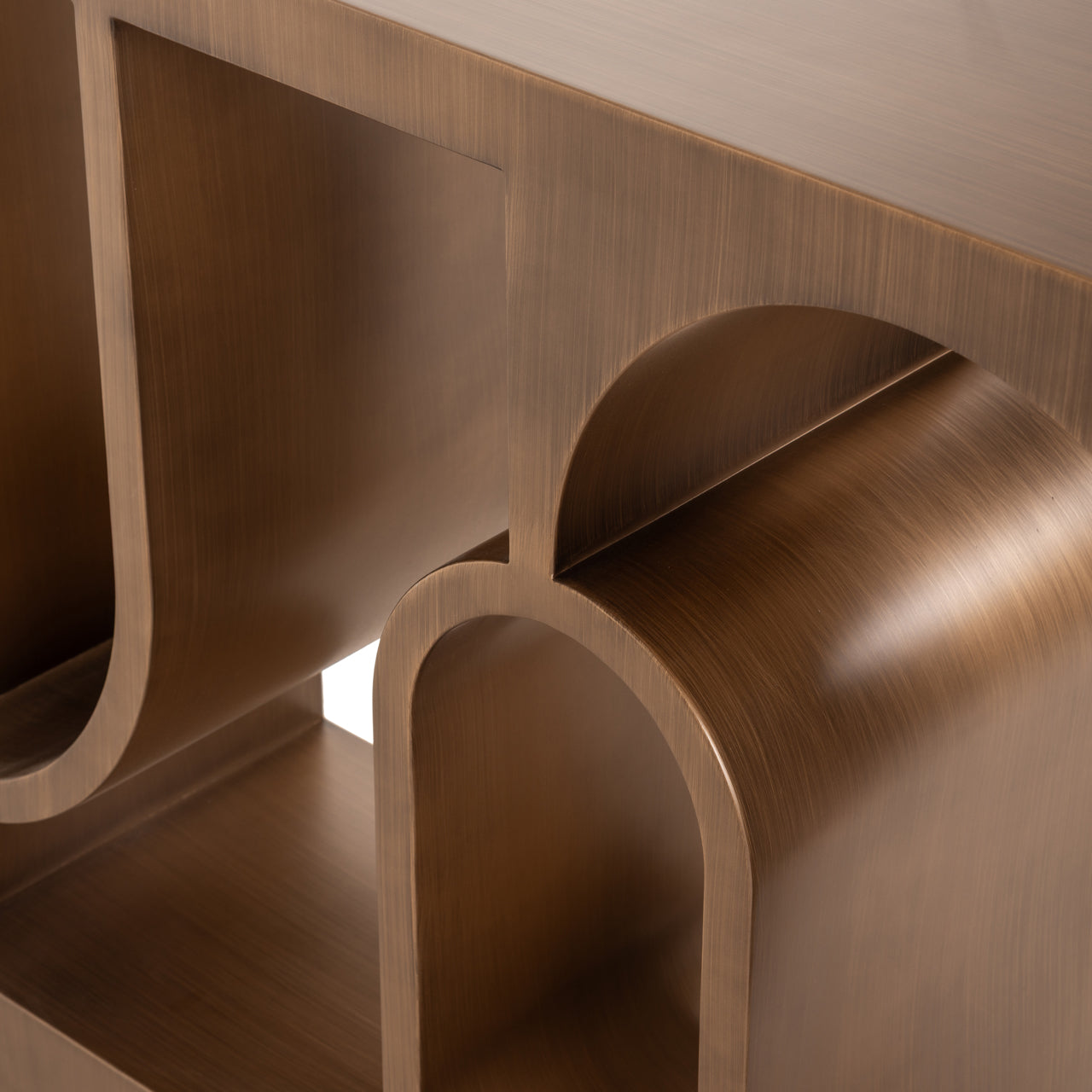 Konsole Alexander Jones brushed gold (Lugano)