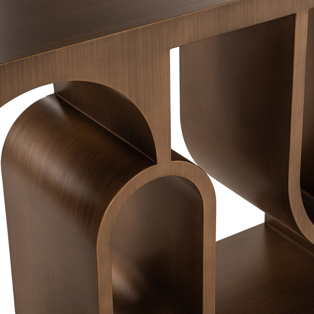 Konsole Alexander Jones brushed gold (Lugano)