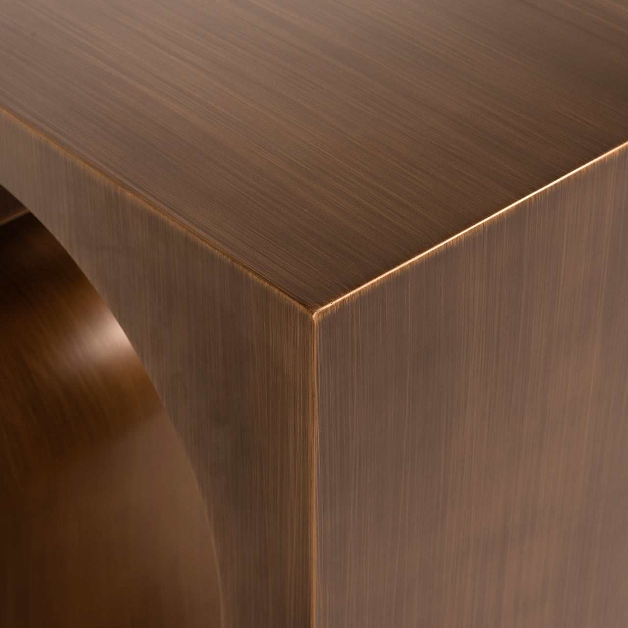Konsole Alexander Jones brushed gold (Lugano)