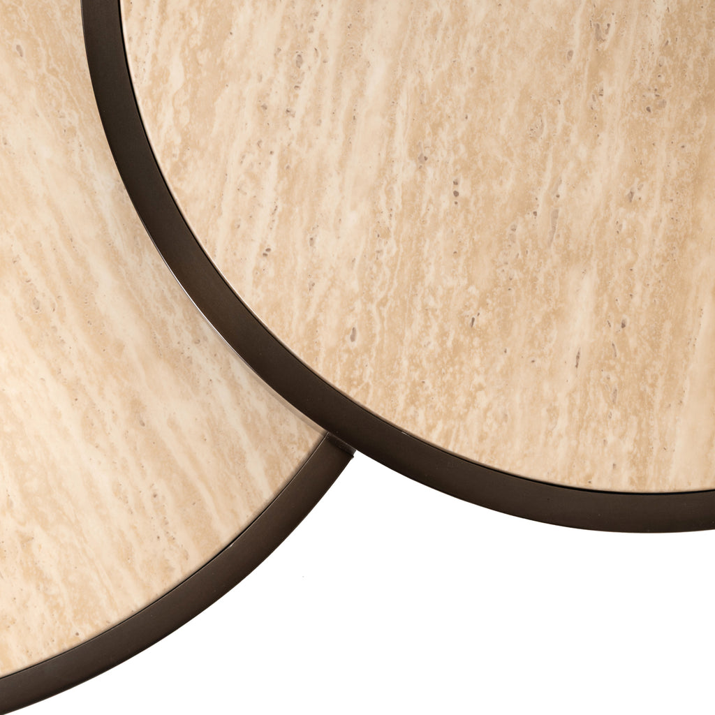 Couchtisch Ronson beige (Set of 2)