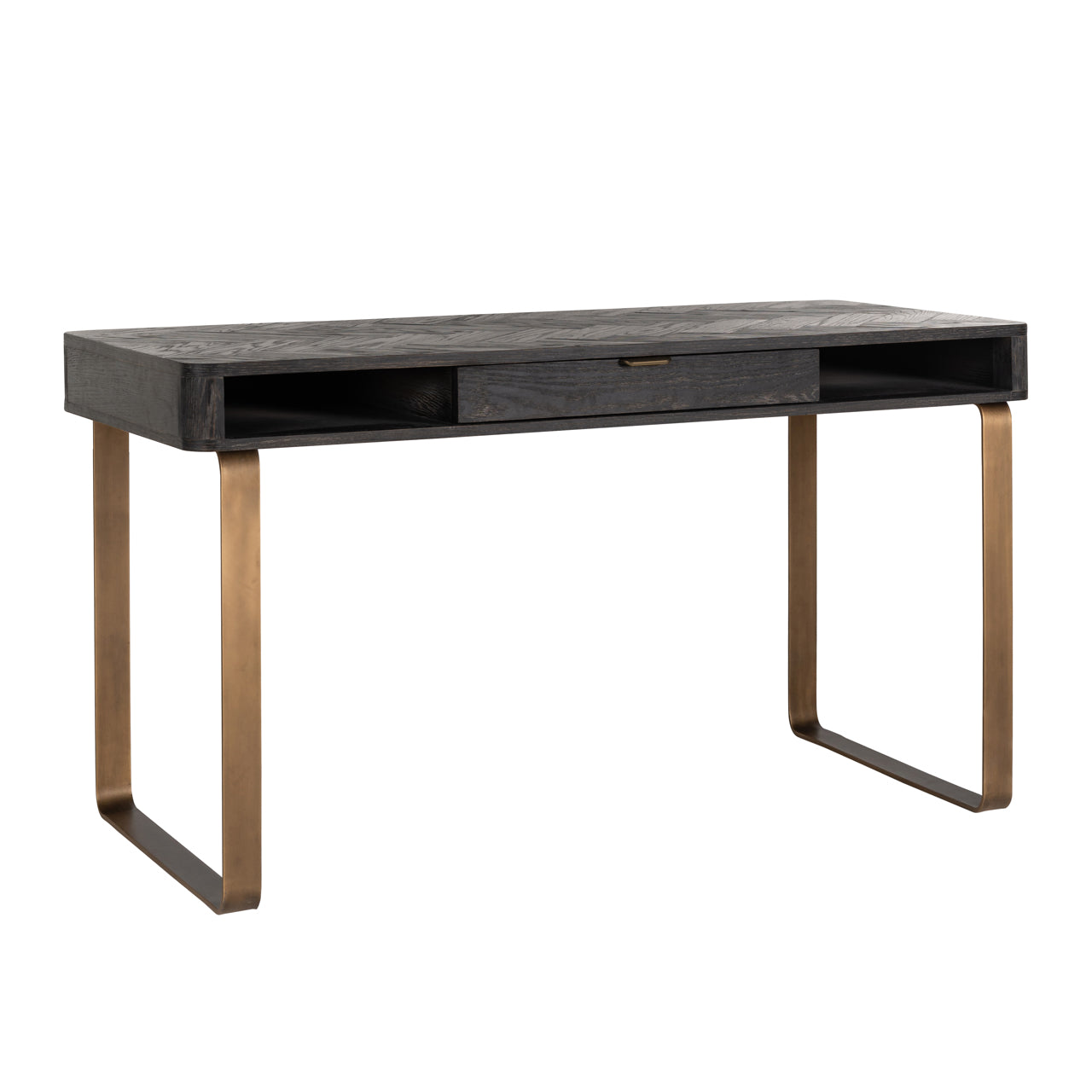 Schreibtisch Blackbone Brass black rustic