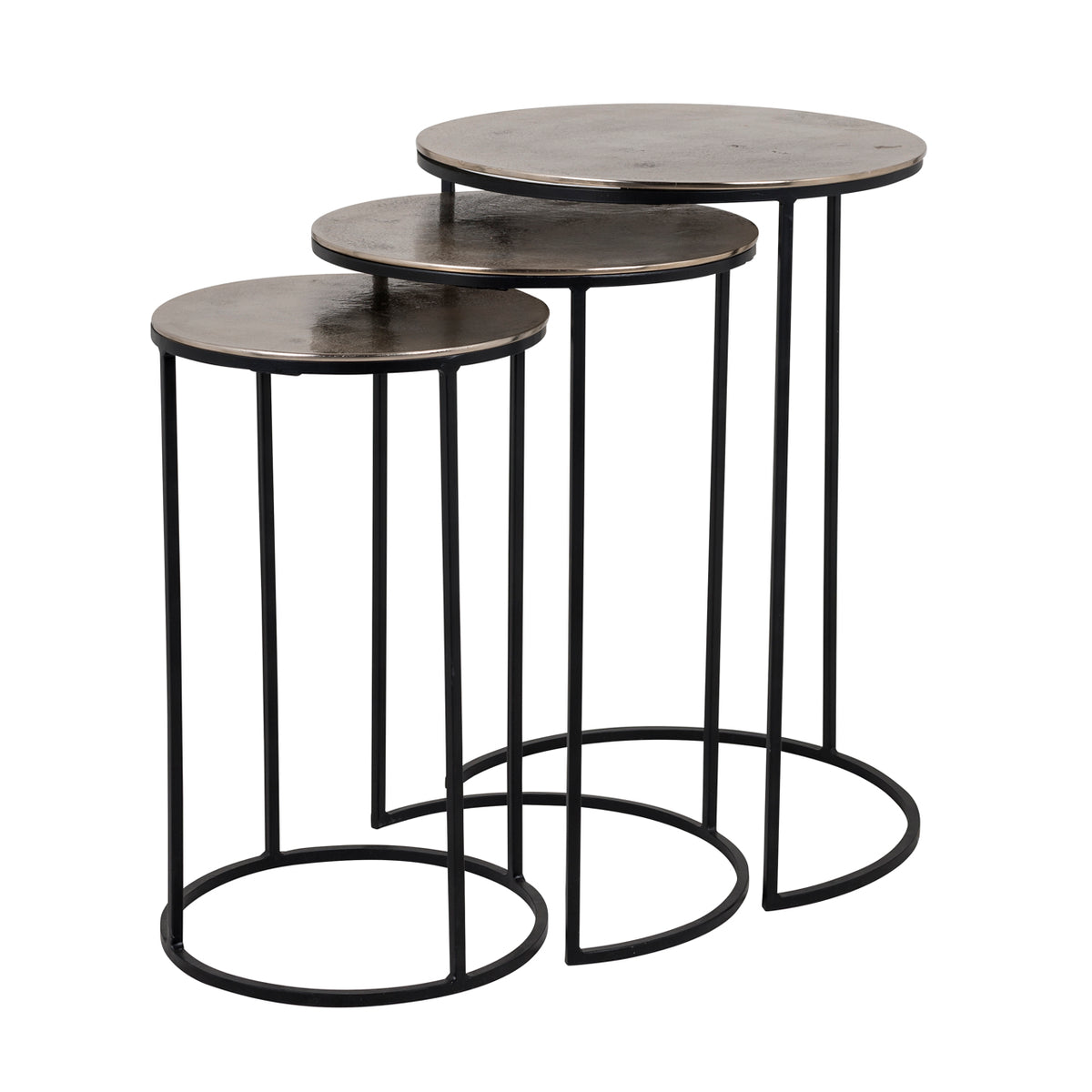 Couchtisch Nolan champagne gold (Set of 3)