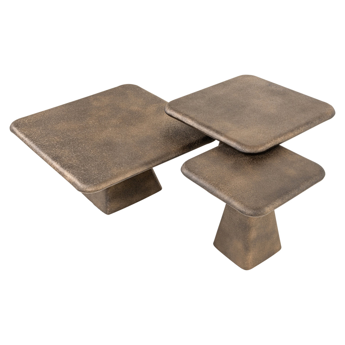Couchtisch Marlie gold (Set of 3)