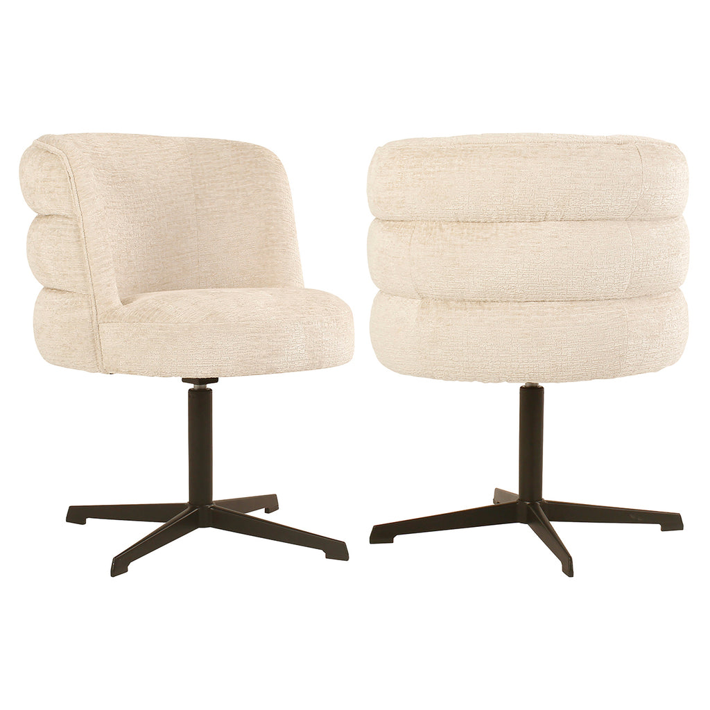 Esszimmerstuhl Alexander Jones cream fusion swivel (Chadwick)